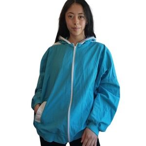 Komitor Vintage/Retro Hooded Bomber Jacket/ Windbreaker.